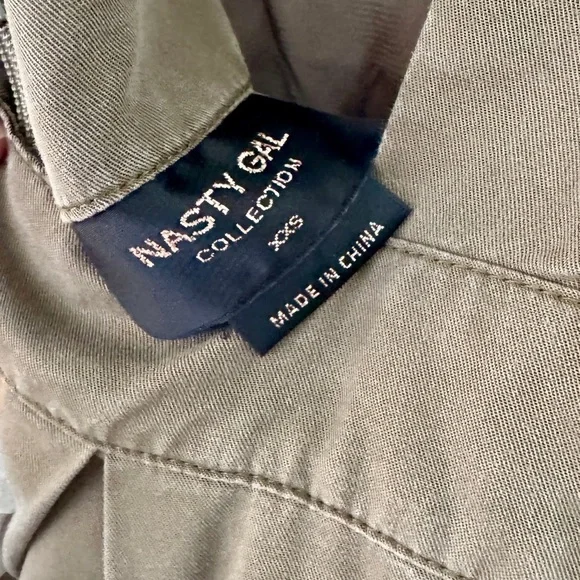 Nasty Gal Collection "Let It Cargo" Jumpsuit XXS - Picture 6 of 7